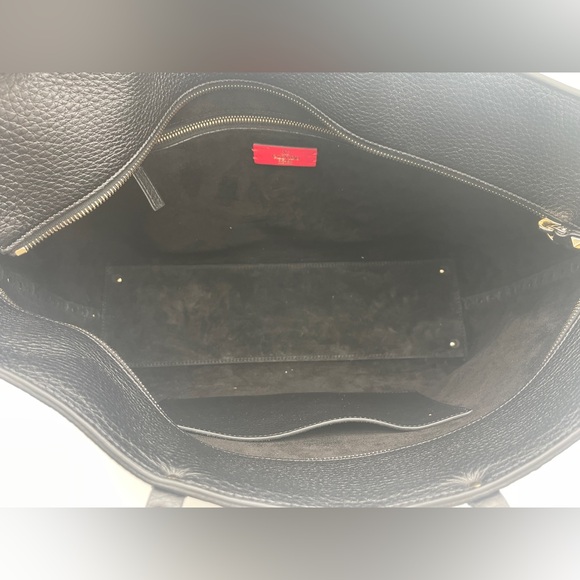 $2350 NEW VALENTINO GARAVANI BLACK LEATHER ROCKSTUD TOTE BAG PURSE NWT AUTHENTIC - Picture 14 of 16